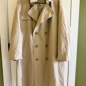 Vintage misty harbor trench coat